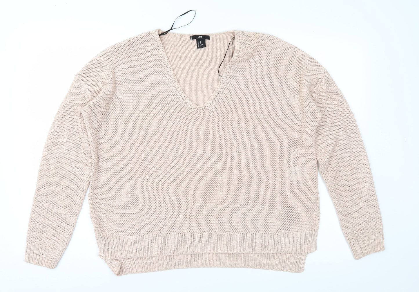 H&M Womens Pink  Knit Pullover Jumper Size XS