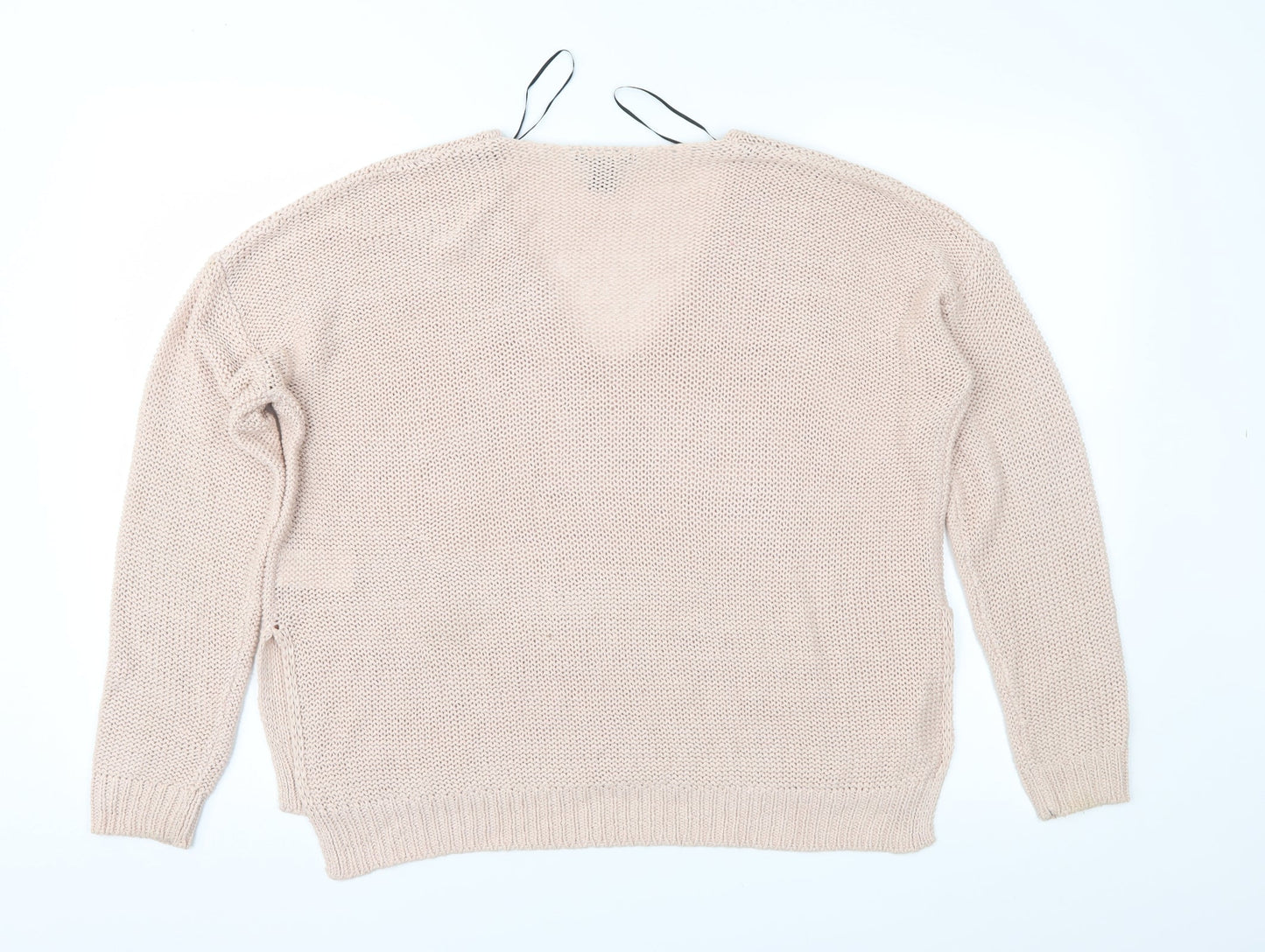 H&M Womens Pink  Knit Pullover Jumper Size XS
