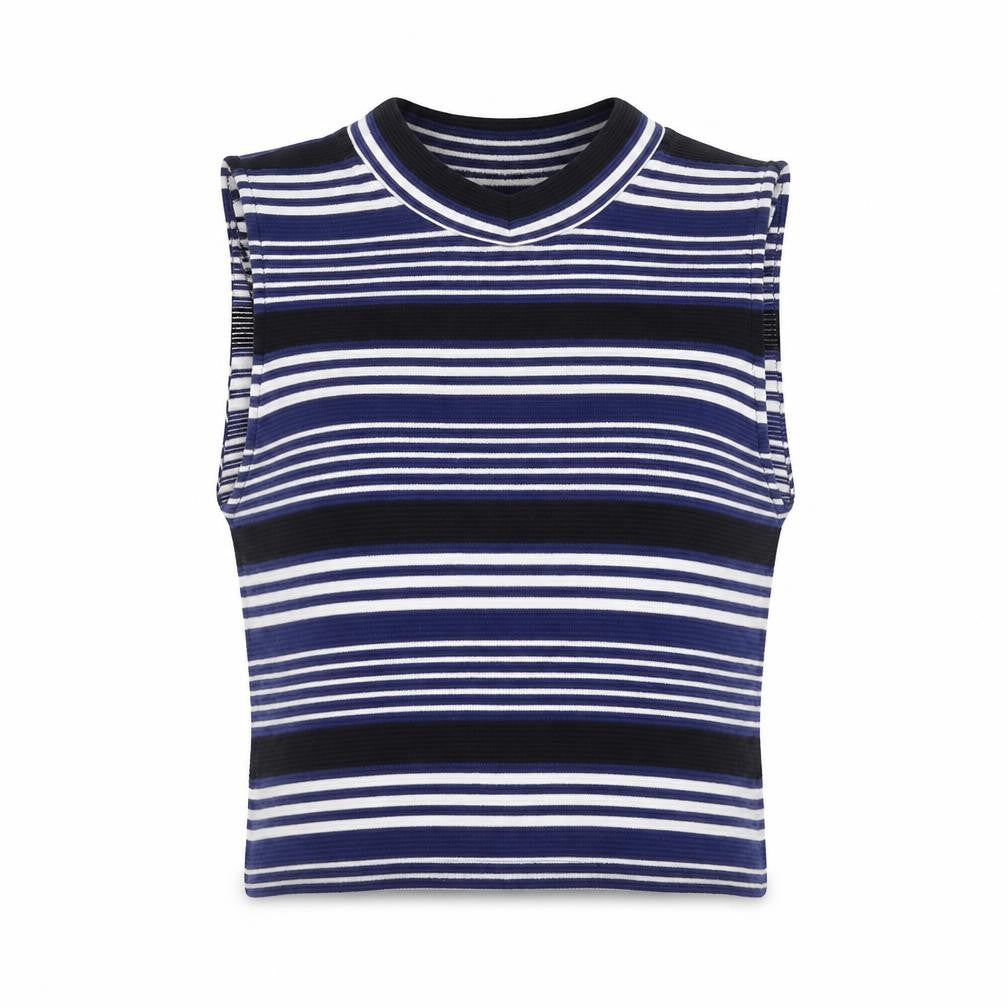 Womens UK Size M Divided by H&M Blue Basic Tank