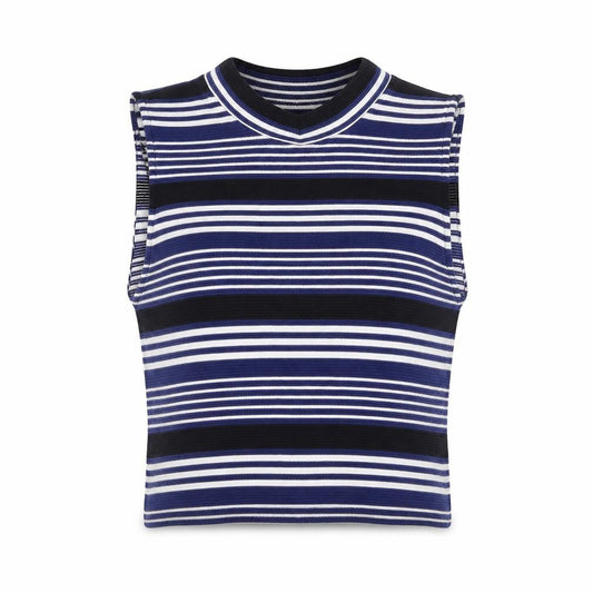 Womens UK Size M Divided by H&M Blue Basic Tank