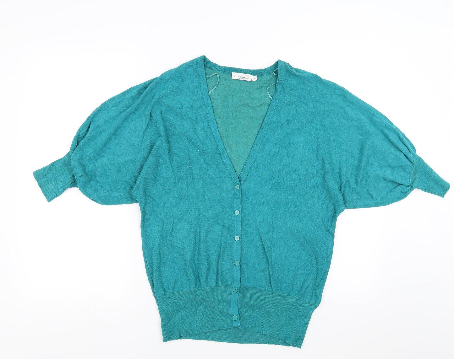 New Look Womens Green   Cardigan Jumper Size 10