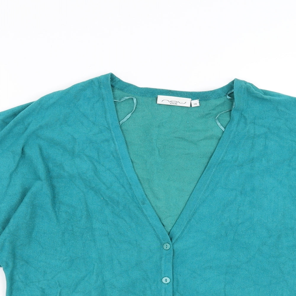 New Look Womens Green   Cardigan Jumper Size 10