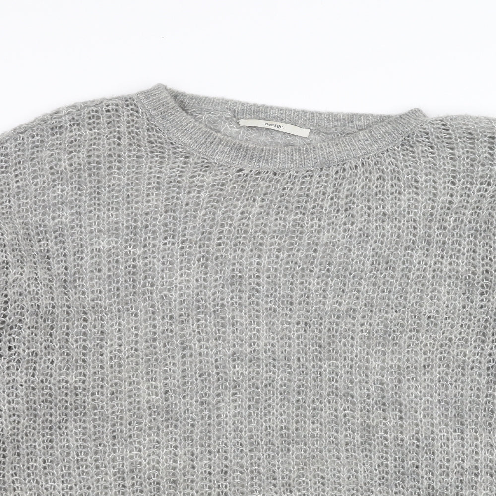 George Womens Grey   Pullover Jumper Size L