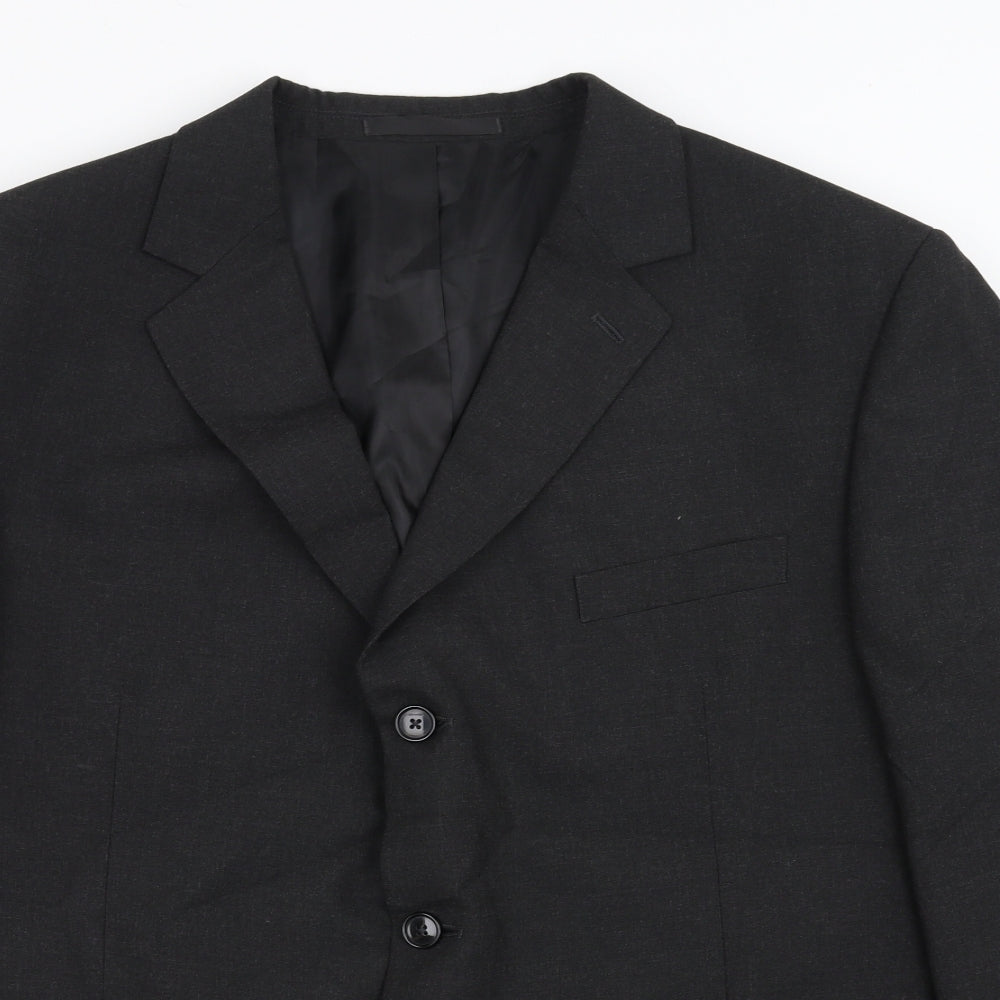 Mens UK Size 46 Marks and Spencer Regular Grey Suit Jacket