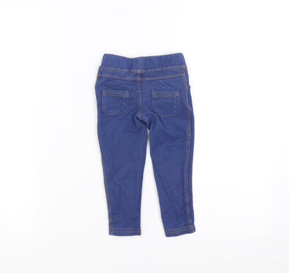 Young Dimension Girls Blue  Denim  Jeans Size 18-24 Months  - leggings