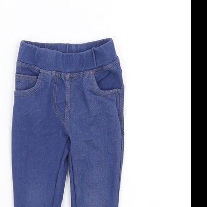 Young Dimension Girls Blue  Denim  Jeans Size 18-24 Months  - leggings