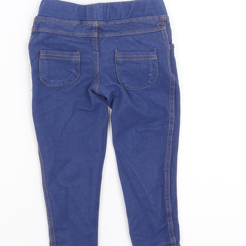 Young Dimension Girls Blue  Denim  Jeans Size 18-24 Months  - leggings