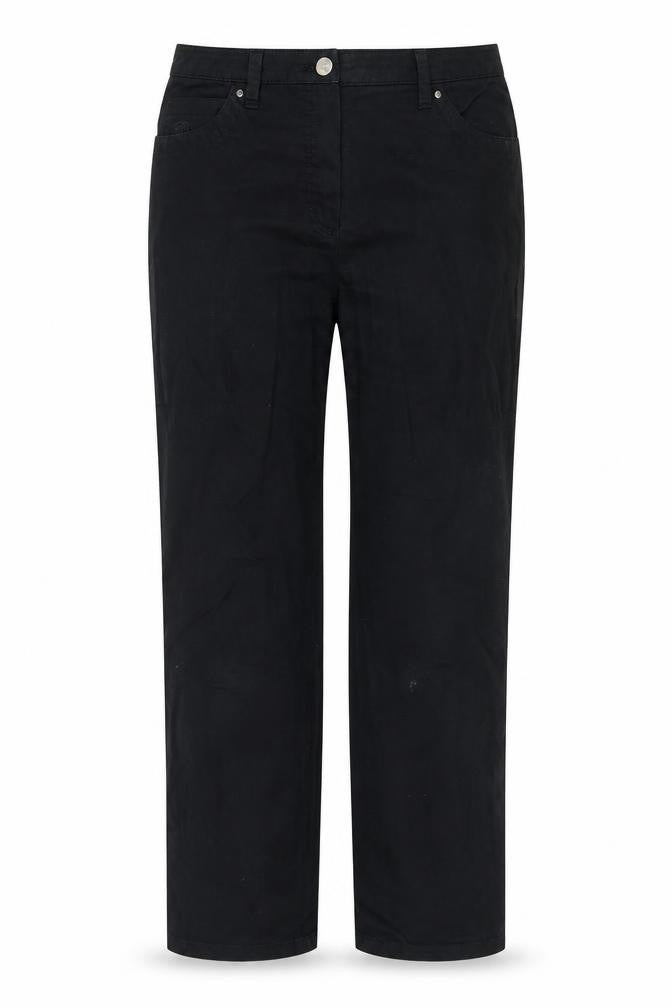 Womens UK Size 12 Basler Regular Fit Straight Black Jeans
