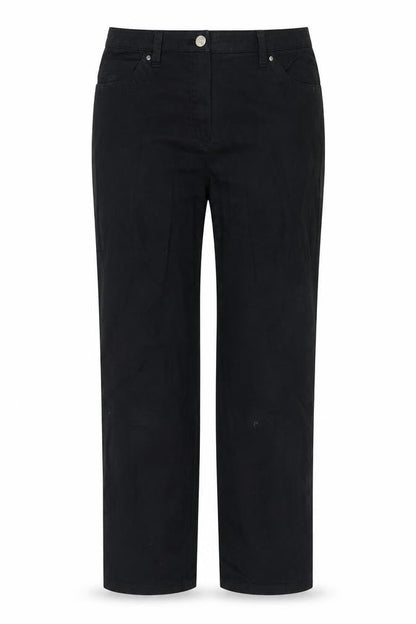 Womens UK Size 12 Basler Regular Fit Straight Black Jeans