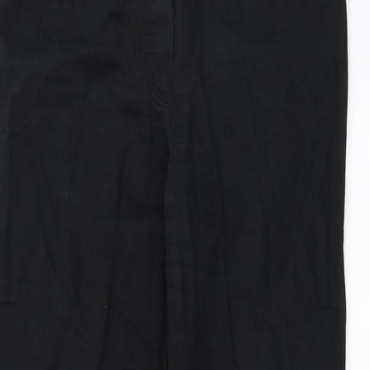 Basler Womens Black  Denim Straight Jeans Size 12 L28 in