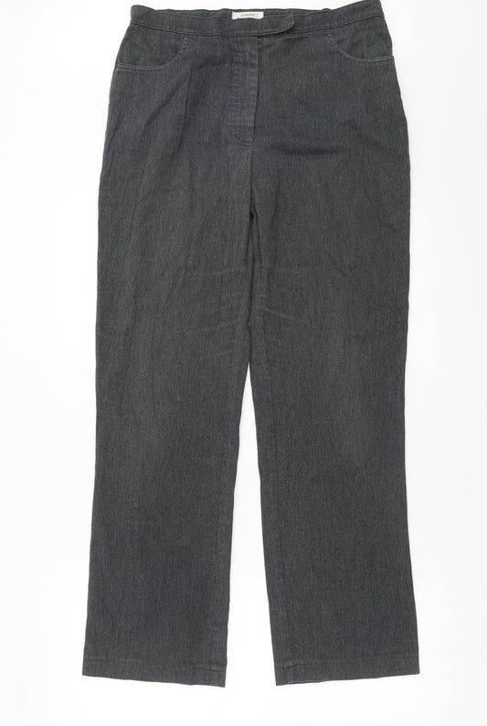 George Womens Grey   Trousers  Size 12 L30 in