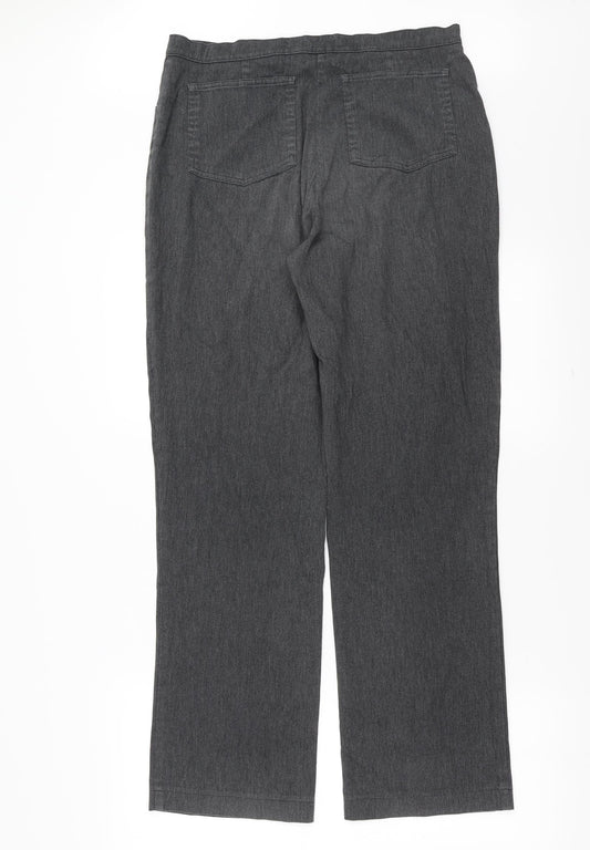 George Womens Grey   Trousers  Size 12 L30 in