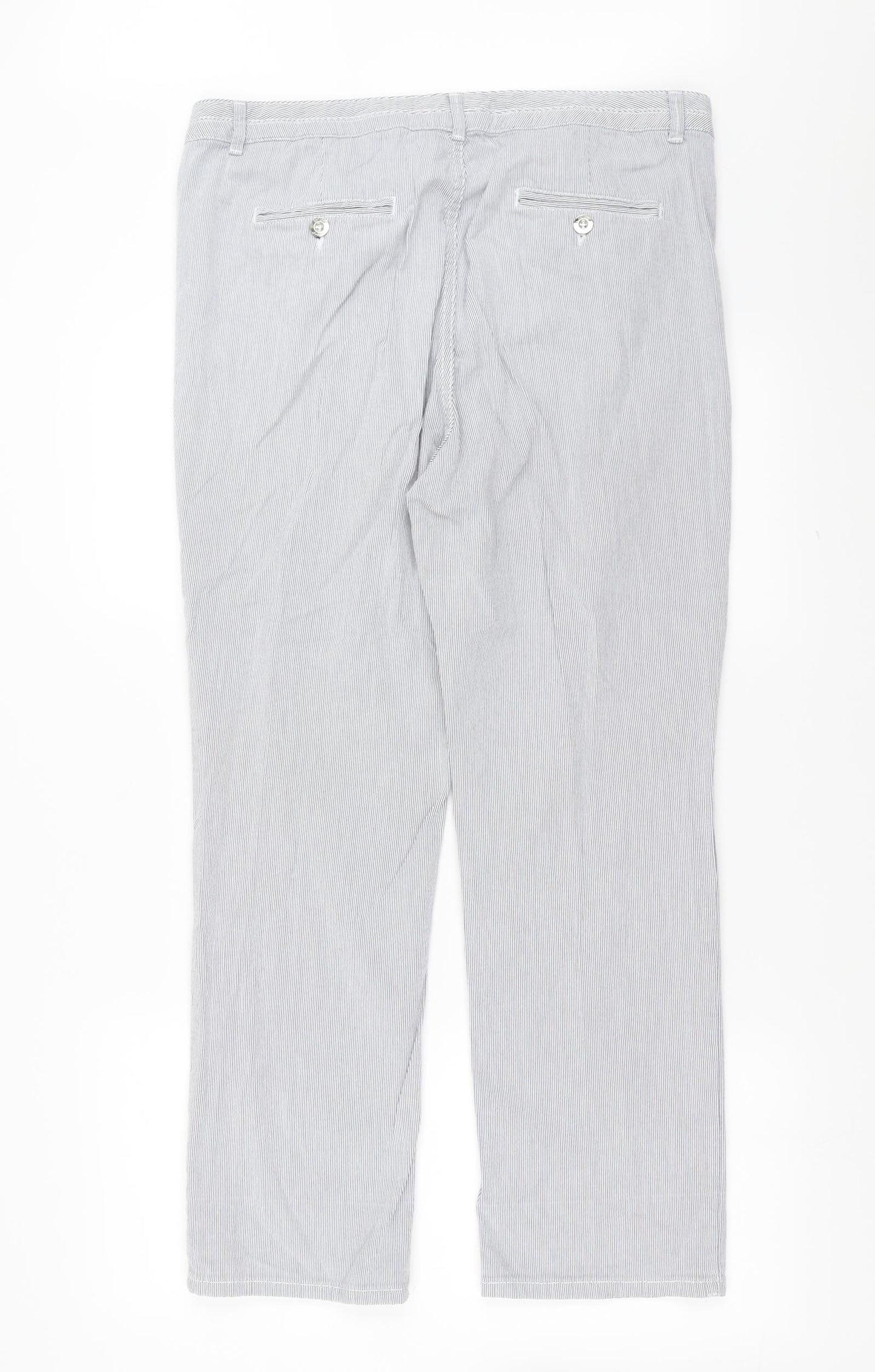 Womens UK Size 36 in Marks and Spencer Regular Fit  Blue Trousers
