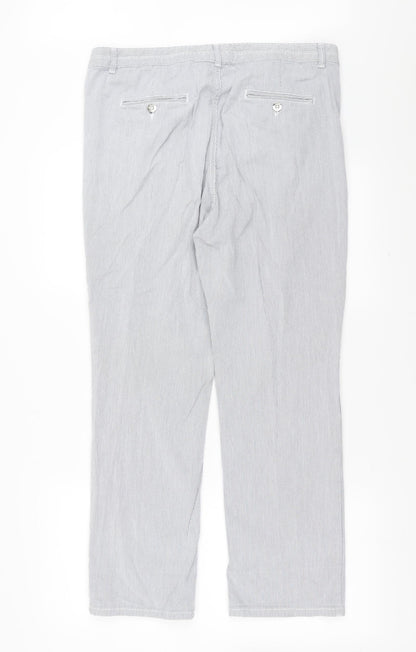 Womens UK Size 36 in Marks and Spencer Regular Fit  Blue Trousers