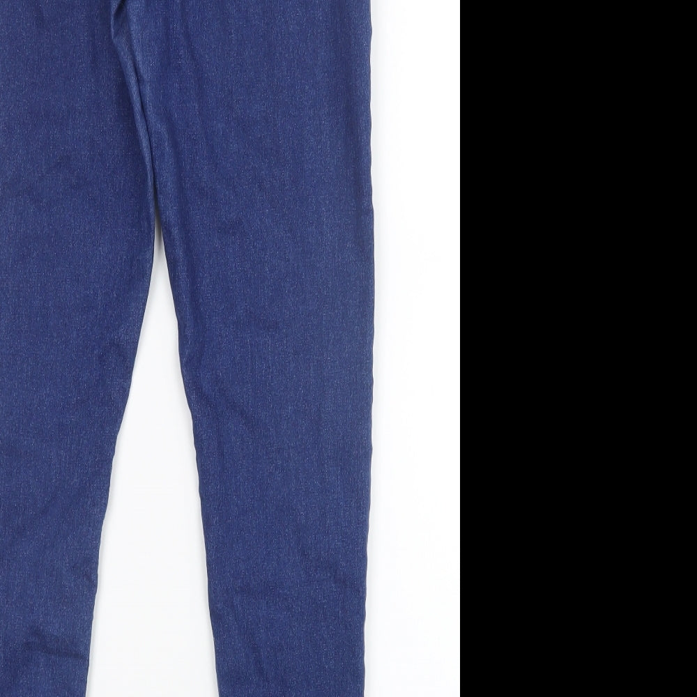 Topshop Womens Blue  Denim Straight Jeans Size 28 in L28.5 in