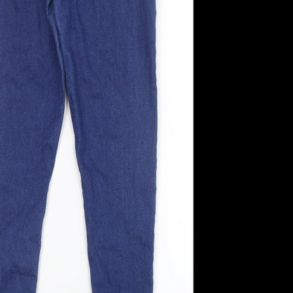 Topshop Womens Blue  Denim Straight Jeans Size 28 in L28.5 in