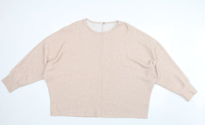George Womens Pink  Knit Pullover Jumper Size XL