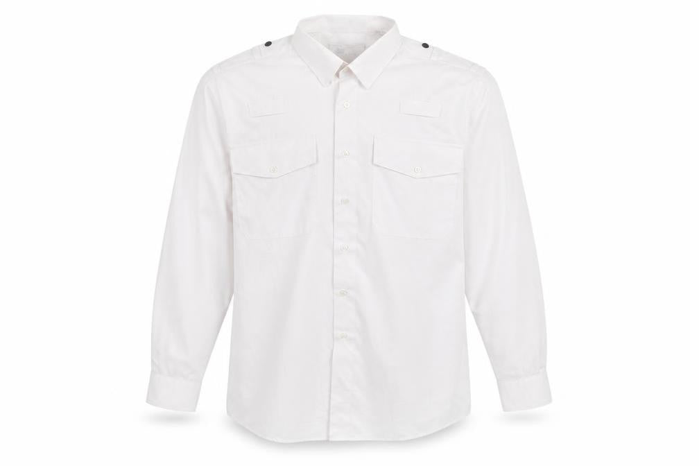 Mens UK Size 15.5 Churchill White  Button-Up Long Sleeve Casual Shirt