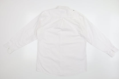 Mens UK Size 15.5 Churchill White  Button-Up Long Sleeve Casual Shirt