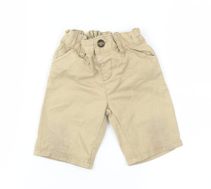 Nutmeg Boys Beige   Cargo Trousers Size 12-18 Months