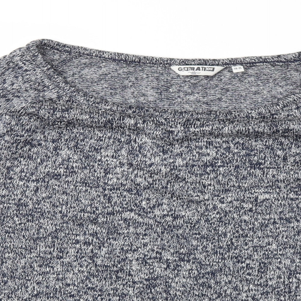 New Look Girls Blue   Basic T-Shirt Size 14-15 Years