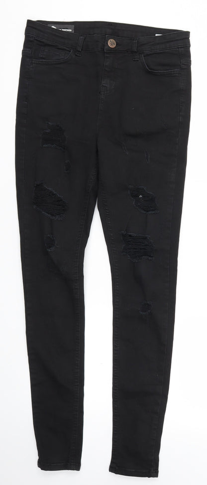 Bee Inspired Womens Black   Trousers  Size 28 L29 in