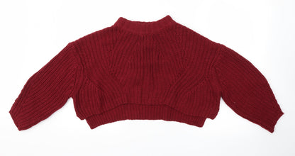 SheIn Womens Red   Pullover Jumper Size M