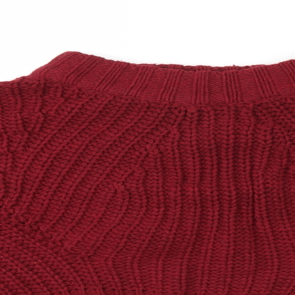 SheIn Womens Red   Pullover Jumper Size M