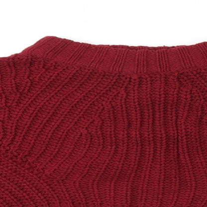 SheIn Womens Red   Pullover Jumper Size M