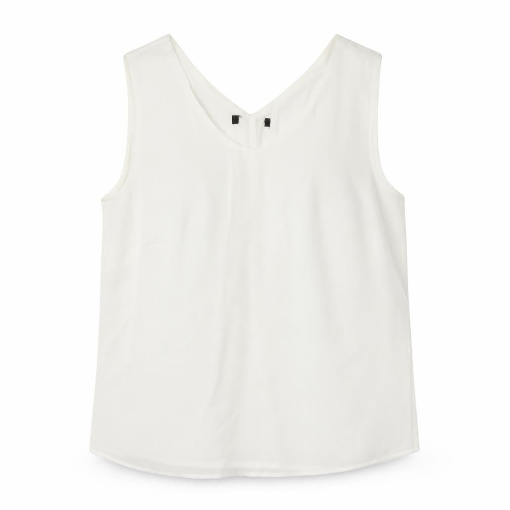Womens UK Size 12 Preworn White Basic Blouse