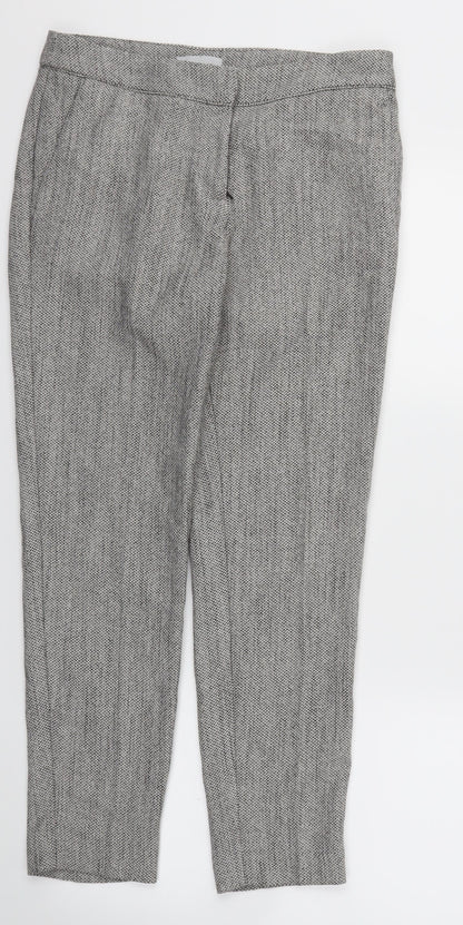 Womens UK Size 6 H&M Regular Fit  Grey Trousers