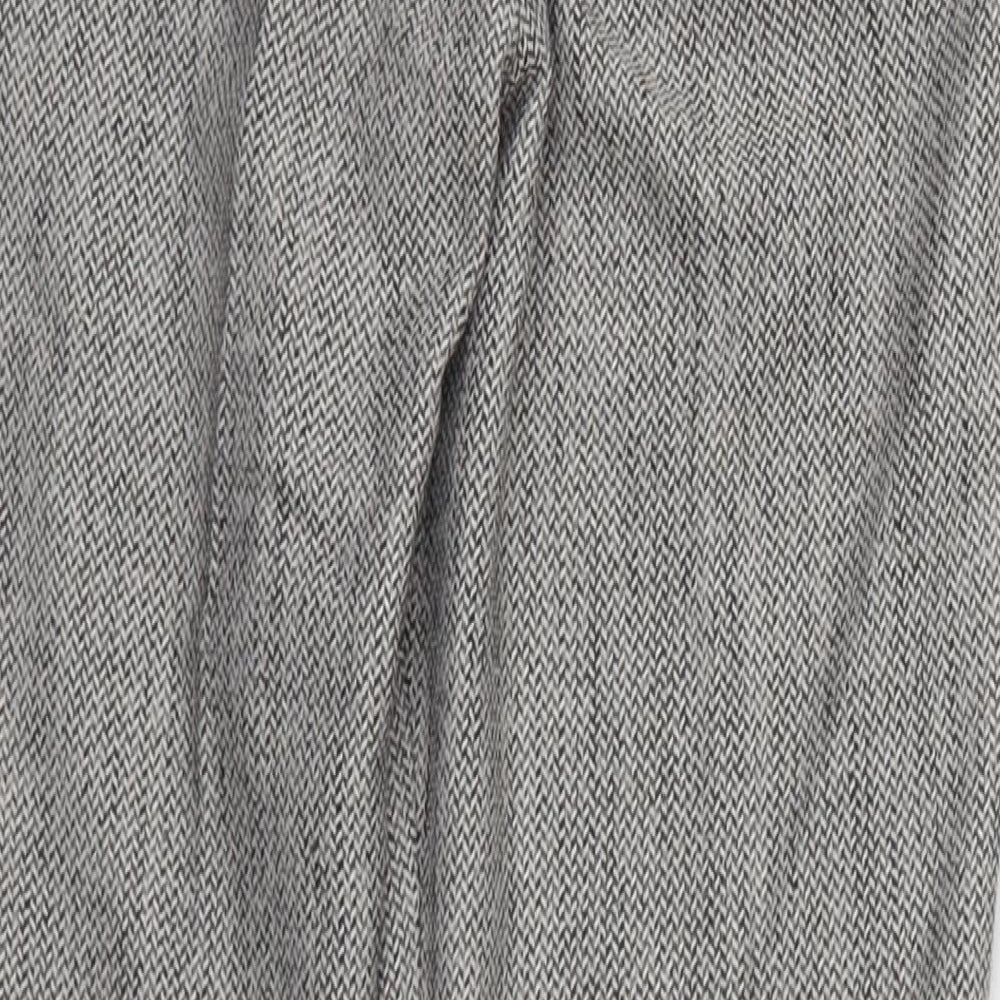 Womens UK Size 6 H&M Regular Fit  Grey Trousers