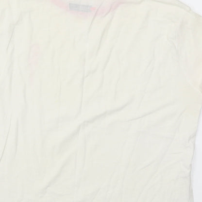 lundiz training  Womens White   Basic T-Shirt Size XS