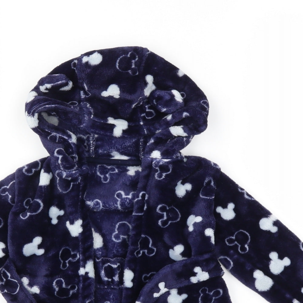 George  Boys Blue Animal Print  Cami Gown Size 6-9 Months