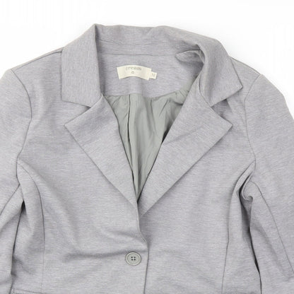 Womens UK Size M Cream Grey Jacket