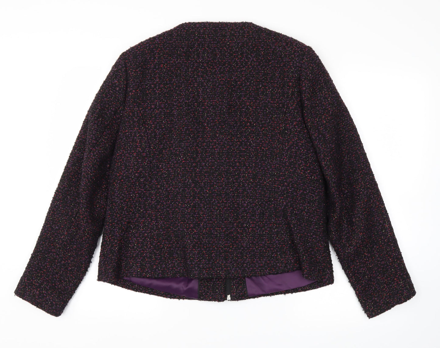 Womens UK Size 14 m&s Purple Jacket