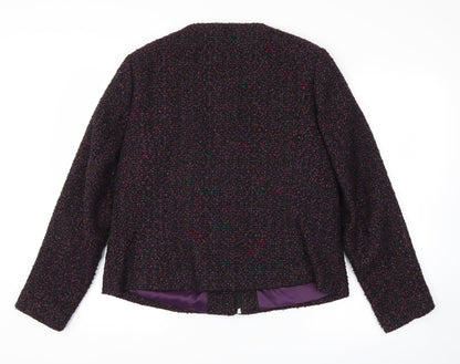Womens UK Size 14 m&s Purple Jacket