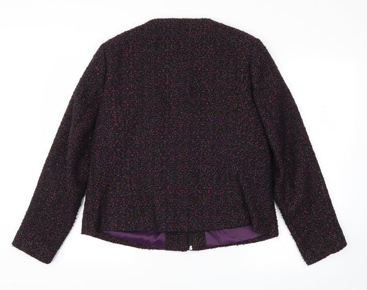 Womens UK Size 14 m&s Purple Jacket