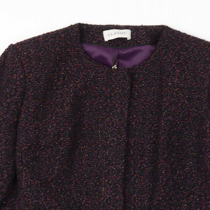 Womens UK Size 14 m&s Purple Jacket
