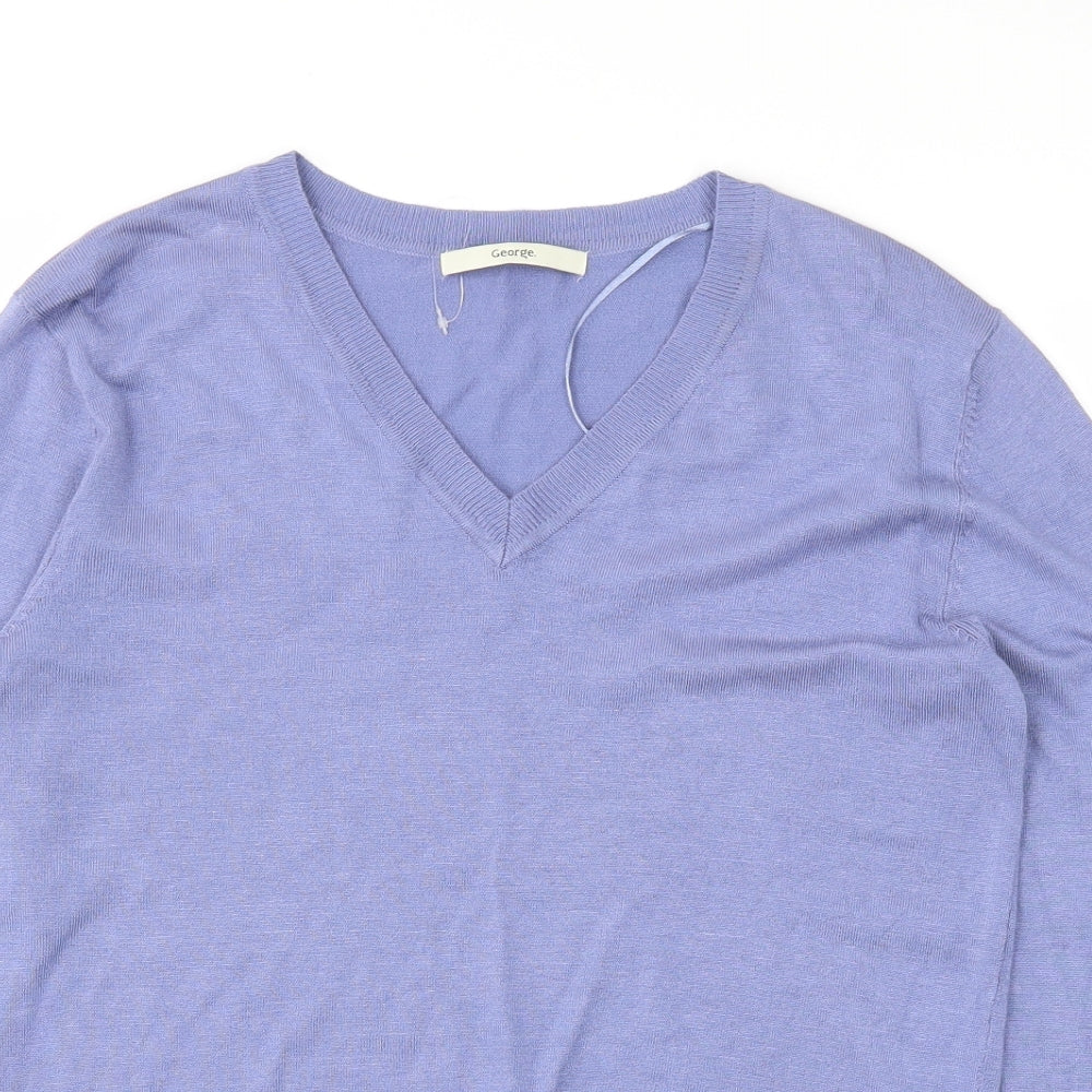 George Womens Purple   Pullover Jumper Size 8