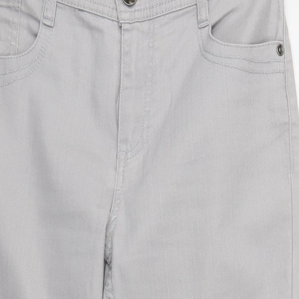 m&s Womens Grey   Trousers  Size 10 L20 in