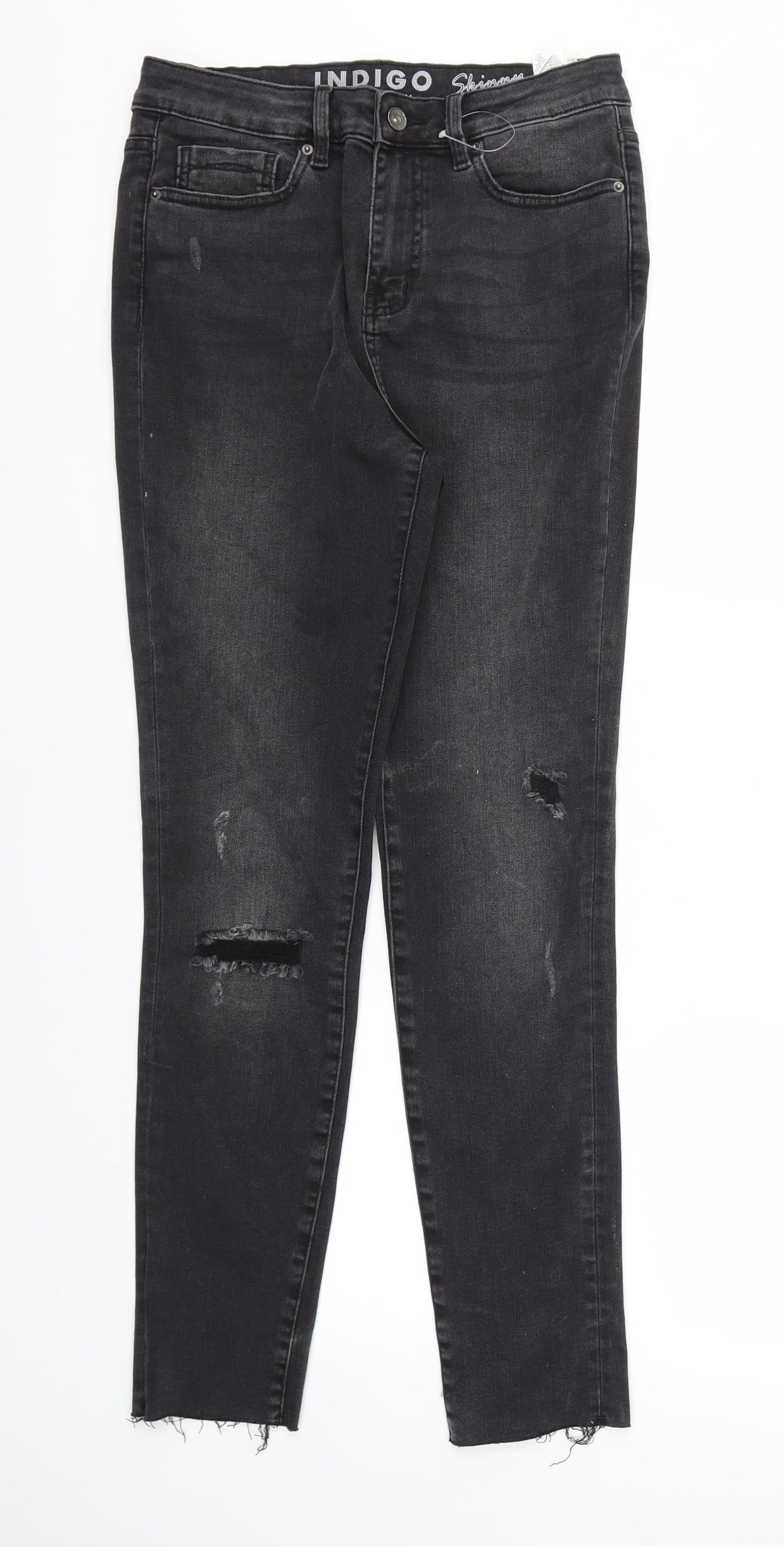 m&s Womens Black   Skinny Jeans Size 10 L29 in