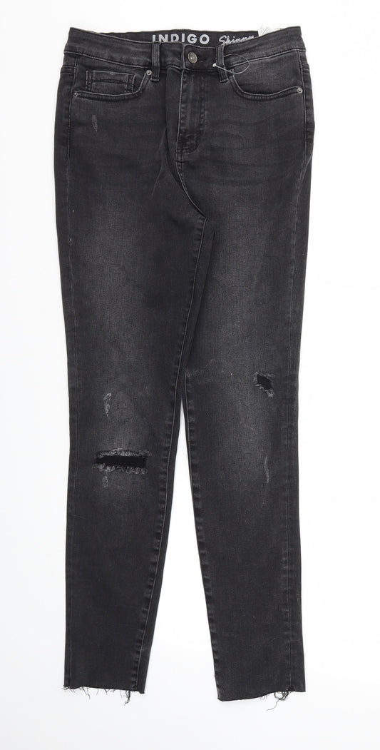 m&s Womens Black   Skinny Jeans Size 10 L29 in