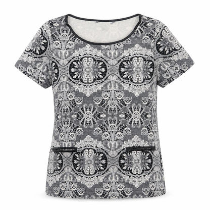 Womens UK Size 10 Dorothy Perkins Black Basic T-Shirt