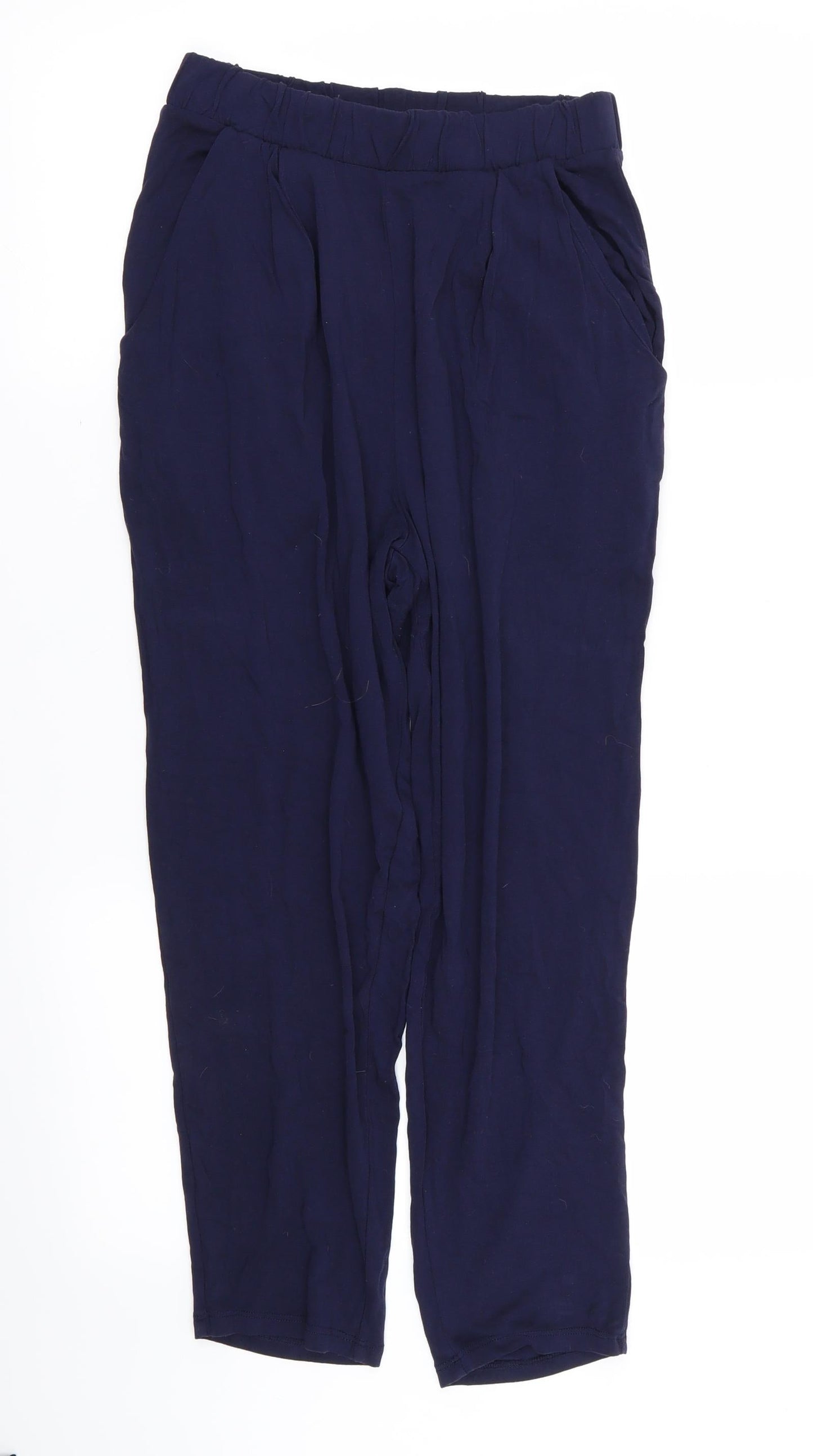 ASOS Womens Blue   Capri Trousers Size 10 L24 in - Stretch waistband
