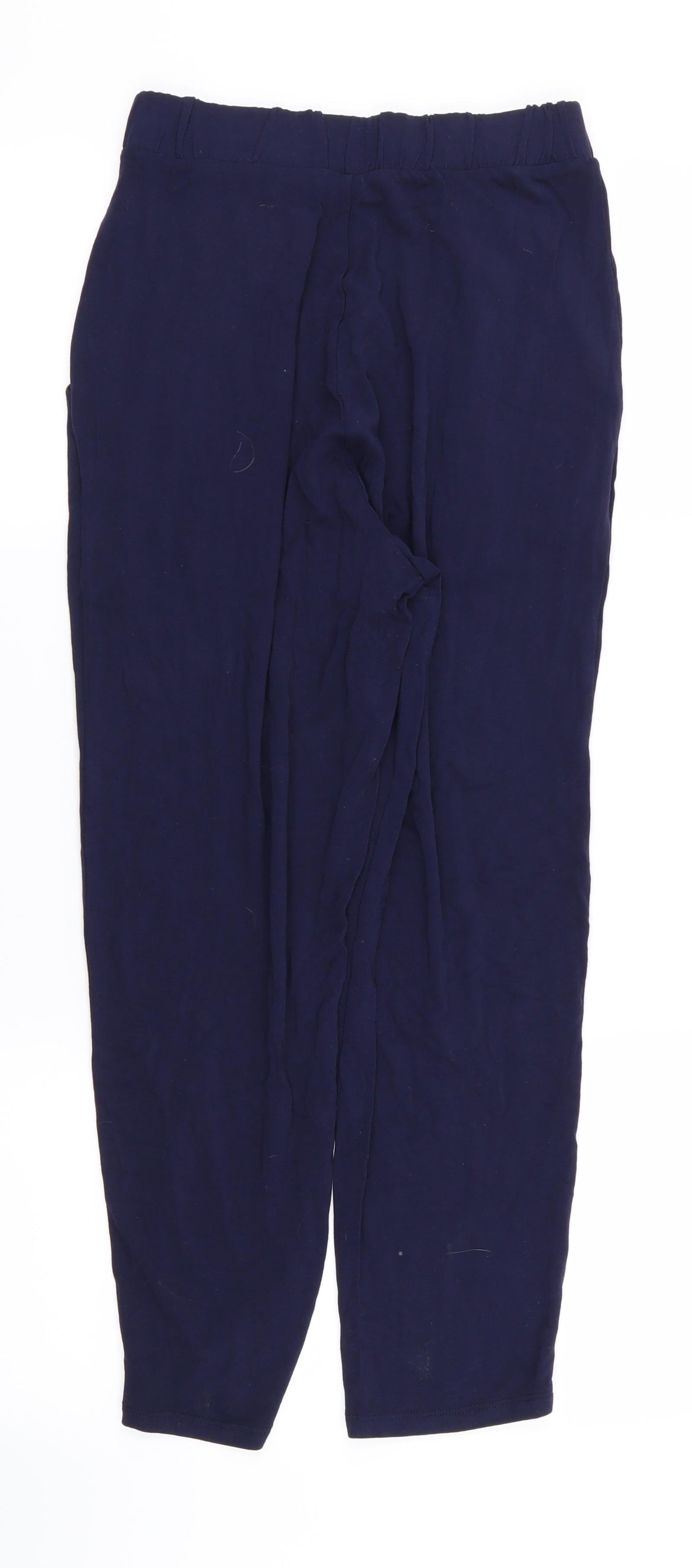 ASOS Womens Blue   Capri Trousers Size 10 L24 in - Stretch waistband