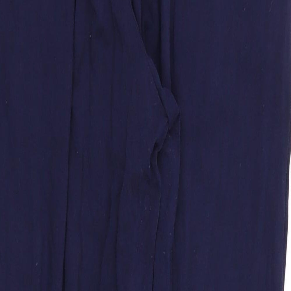 ASOS Womens Blue   Capri Trousers Size 10 L24 in - Stretch waistband