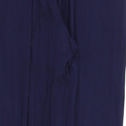 ASOS Womens Blue   Capri Trousers Size 10 L24 in - Stretch waistband