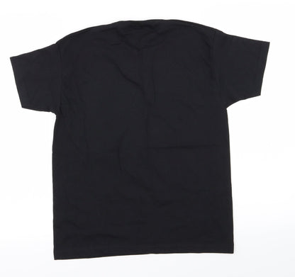 Fruit of the Loom Girls Black   Basic T-Shirt Size 9-10 Years  - Tik Tok