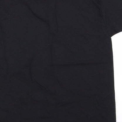 Fruit of the Loom Girls Black   Basic T-Shirt Size 9-10 Years  - Tik Tok